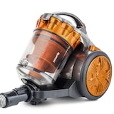 thumbnail of H.Koenig Aspiradora multiciclónica sin bolsa Compact+ STC60, clase energética AAA, filtro HEPA, 2 en 1, naranja