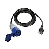 thumbnail of Cable con enchufe macho schuko a enchufe hembra cee - 3 m