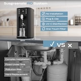 thumbnail of SUSGREENABLE x CIARRA Filtro de água, sistema de osmose reversa UV, filtro RO 5 estágios sobre bancada