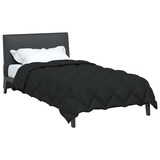 thumbnail of vidaXL Winterbettdecke Schwarz 200 x 135 cm Mikrofaser