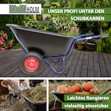 thumbnail of 2-Rad Schubkarre XXL 290 L 300 kg Gartenschubkarre Hofkarre Schiebkarre Luftrad Metallfelgen schwarz