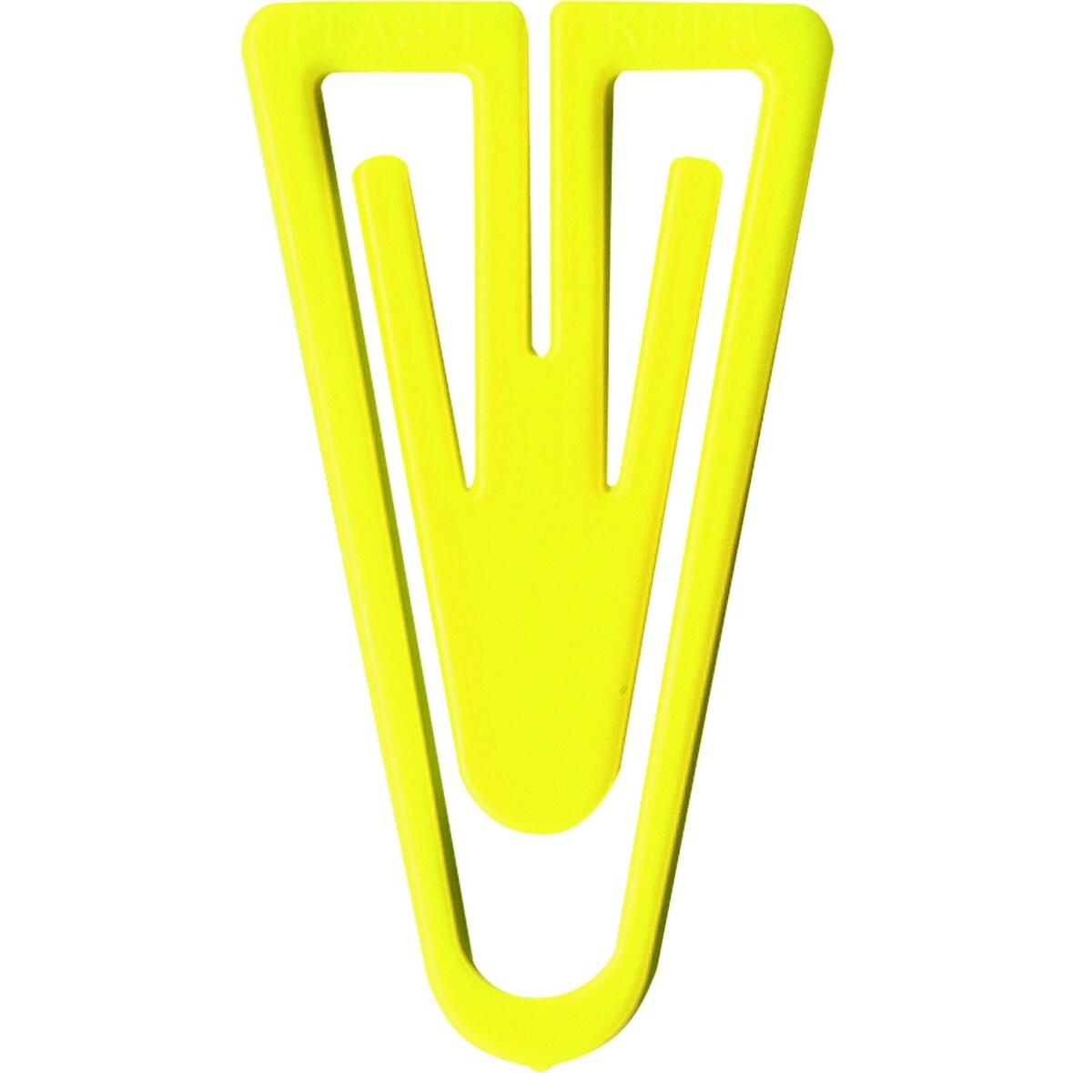 Büroklammern Plastiklips 25mm VE=10x500 Stück gelb