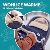 thumbnail of MONZANA® Baby Fußsack Premium Marineblau