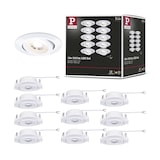 thumbnail of Paulmann LED Einbauleuchte 3-Step-Dim 10er-Set schwenkbar  rund 82mm 70°  10x4,8W 10x450lm 230V dimmbar 3000K Weiß 99995