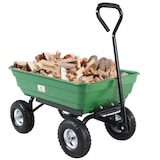 thumbnail of GARDEBRUK® Transportwagen mit Kippfunktion 300kg Belastbar Luftbereift 75L Lenkachse Gartenkarre Bollerwagen Handwagen