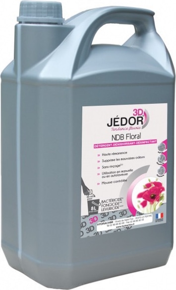 3D-Reinigungsmittel mit Desinfektionswirkung Premium ohne Nachspülen - Kanister 5L Floral - JEDOR