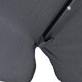 thumbnail of Kingsleeve Sonnenschirm LED Beleuchtung UV Schutz 80+ Schhutzhülle Solar Kurbel 330cm wasserabweisend anthrazit