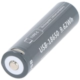 thumbnail of 18650 Li-ion Akku, 3,7V, 2600mAh, mit USB-C Charging Port, ca. 71,1 x 18,5mm