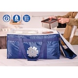 thumbnail of aro Bolsa isotérmica, poliéster, 55 l, apertura superior, con velcro y cremallera, azul marino