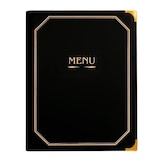 thumbnail of Porta Menú 8 Fundas Din-A4  25,5X33 Cm Negro Pvc