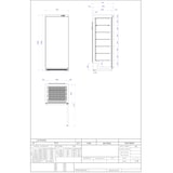 thumbnail of METRO Professional Diepvriezer GFR4600S, 78 x 74 x 192.5 cm, 511 L