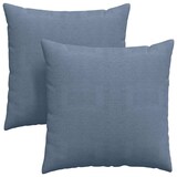 thumbnail of vidaXL Sofa Kussens 2 pcs Blauw 80 x 80 cm Katoen Stof