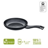 thumbnail of Berndes Bratpfanne b.green Alu Recycled Induction schwarz 24 cm
