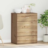 thumbnail of vidaXL Sideboard Eiche handwerklich 60 x 39 x 80 cm Holzwerkstoff