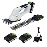 thumbnail of Akku Rasentrimmer 20 V 2-in-1 inkl. 2 x 2.0Ah Akku 10 cm Gras- und 20 cm Strauchklinge Akku Grasschere