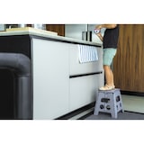 thumbnail of ARREGUI TB-032-G Sgabello Pieghevole Multiuso | Sgabello | Scala Pieghevole | Scalino | Sgabello per cucina, bagno | 32 cm di altezza | Grigio