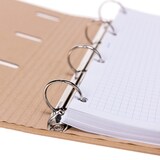 thumbnail of Carpeta de anillas CarpeBook 4O25 A5 forrado UniNature Azul