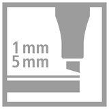 thumbnail of STABILO 12 feutres pointe biseautée Pen 68 MAX ARTY