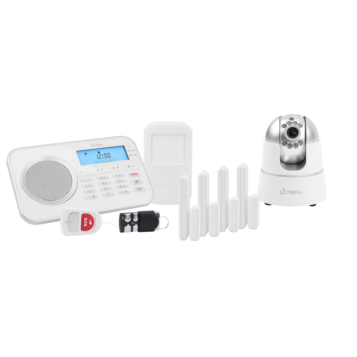 Olympia Protect 9881 Sicherheitsalarmsystem Weiß
