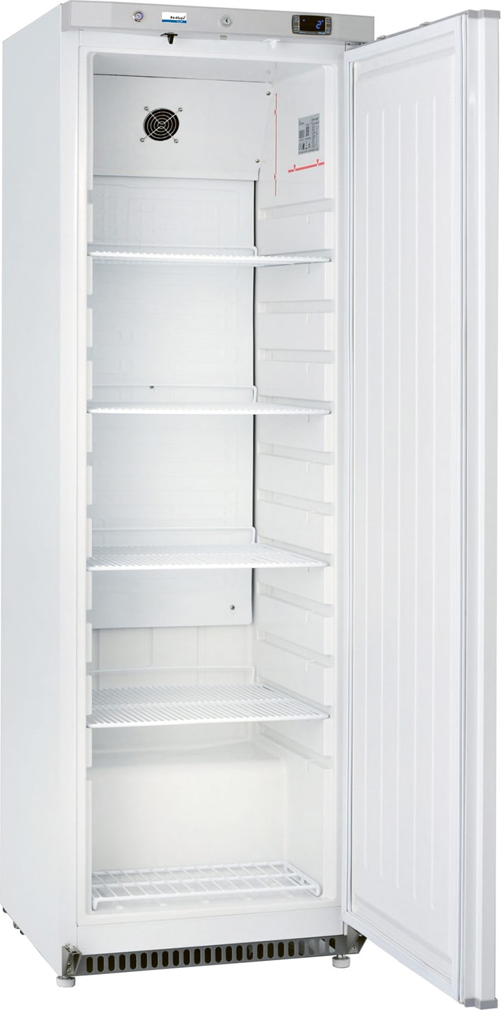 NORDCAP COOL-LINE Umluft-Gewerbekühlschrank RC 400 GL, 400 Liter, weiß