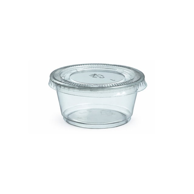 Pot à sauce en plastique transparent de 60ml par 2000 pièces JORIDEAL