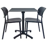 thumbnail of Restootab - set tavolo pieghevole da esterno 70x70cm con 2 sedie, piano laminato HPL antracite