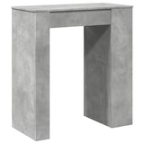 thumbnail of vidaXL Bartisch mit Regal Betongrau 95x47x103,5 cm Holzwerkstoff