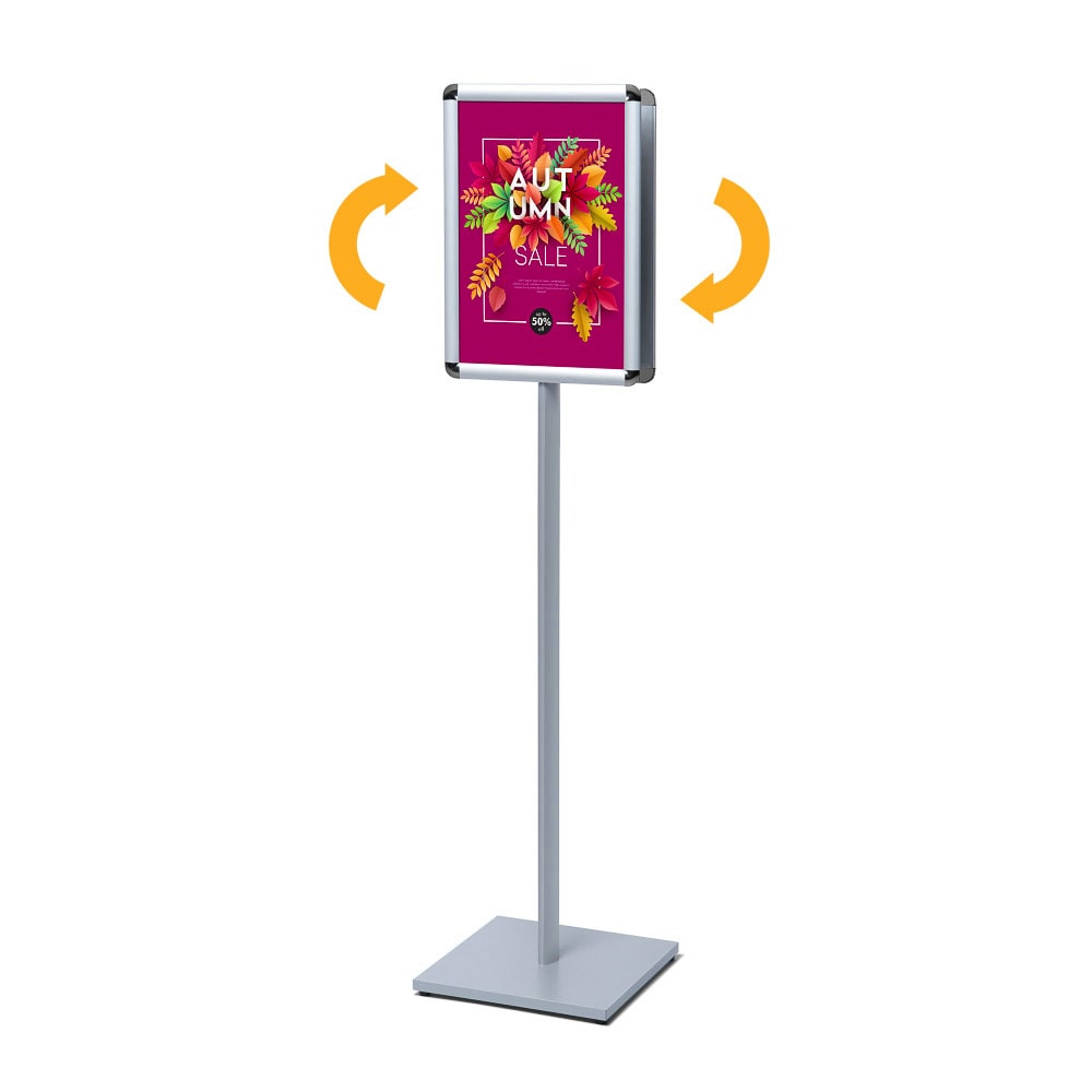 Exposiciónate Catching Posterstandaard 25 mm Ronde Hoeken A3 Dubbelzijdig CAPOA3R25D
