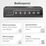 thumbnail of SVITA JIRI Schreibtisch-Gestell elektrisch für Tischplatte höhenverstellbare Tischbeine Memory-Funktion Metall Schwarz