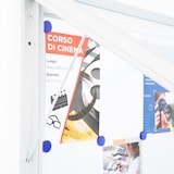 thumbnail of Danieli Store | Tablón de anuncios con cerradura | Tablón de aluminio para exteriores tamaño 6xA4 LED | Tablón con puerta abatible con Llave