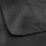 thumbnail of Polar Fleecedecke 130x160 OEKO-TEX ca. 400g Gewicht, mit Antipilling & Kettelrand - Farbe schwarz