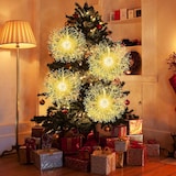 thumbnail of Bolas de luzes de Natal COSTWAY, pacote com 2 bolas LED para pendurar, diâmetro 44/54 cm, bola decorativa LED, bola luminosa