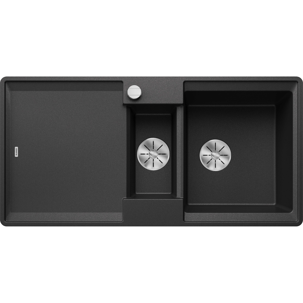 BLANCO ADIRA 6 S-F Einbauspüle SILGRANIT anthrazit ab 60 cm Excenter