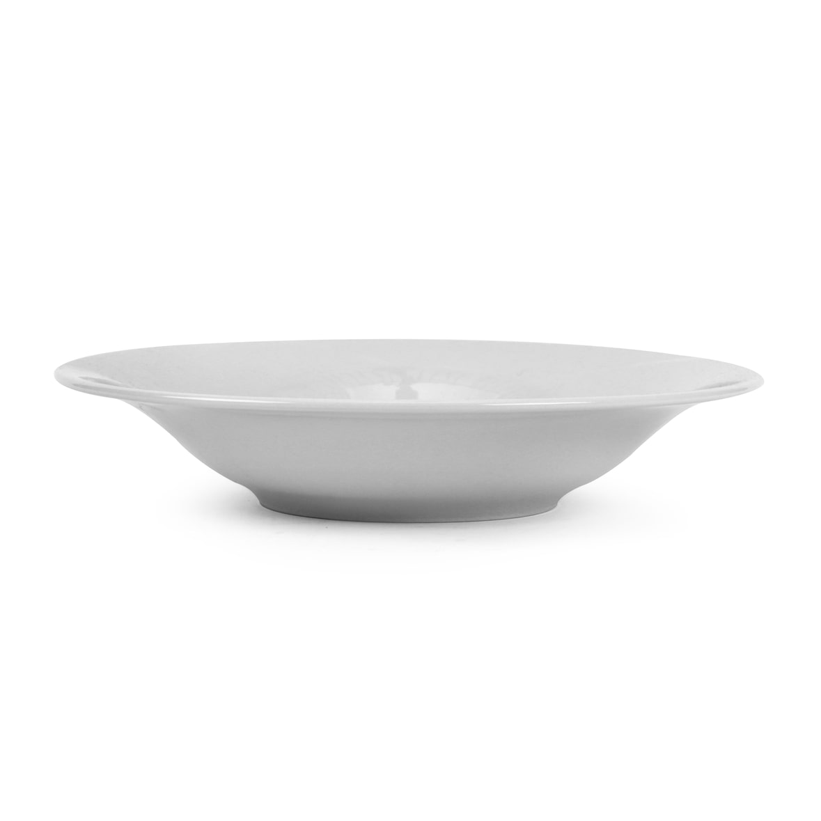 Saturnia, set 6 piatti pasta Napoli in porcellana cm 30 4109-4001516 bianco