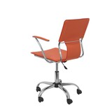 thumbnail of Bogarra Silla  con brazos fijos, y giratoria 360º similpiel color naranja