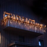 thumbnail of LED Solar Lichterkette bernstein 11m 8 Modi USB Garten Outdoor Außen