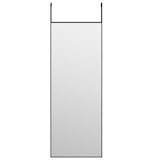 thumbnail of vidaXL Deurspiegel 30x80 cm glas en aluminium zwart