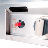 thumbnail of Romux® Piastra a Gas Professionale in Acciaio Inox 30 cm da Banco con Piastra da 4 mm per Riscaldamento Rapido con Termocoppia CE