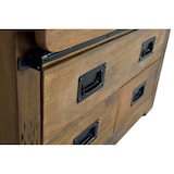 thumbnail of Alacena de estilo industrial en madera de mango y toques en metal