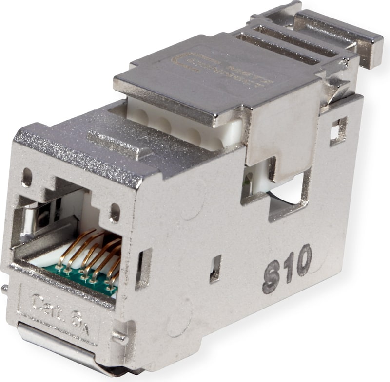 METZ CONNECT Modulo E-DAT Cat.6A (Classe EA), installazione del cavo ...