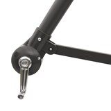 thumbnail of Sombrilla de jardín con poste de acero blanca 290x290x238 cm