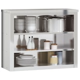 thumbnail of vidaXL Küchen-Wandschrank mit Ablagen Edelstahl