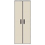 thumbnail of vidaXL Schuhschrank Creme 60x30x166 cm Stoff