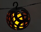thumbnail of LED Solar Lichterkette Kugeln 1,75m - Solarlichterkette Flammeneffekt Solarkette Gartenbeleuchtung Partylichterkette Außen Garten Balkon Warmweiß