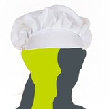 thumbnail of 10x Schirmmütze Polycotton Weiß Ø62 cm waschbar Kochmütze Kochhut