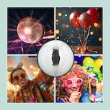 thumbnail of Relaxdays Discokugel, Ø 50 cm, Deko Spiegelkugel zum Aufhängen, große Partykugel mit Metallöse, Discoball Party, silber
