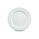 thumbnail of Graniteware | Assiette Ø27cm en acier émaillé | Compatible four et lave-vaisselle | Légère | Empilable | Résiste aux rayures | Blanche