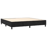thumbnail of vidaXL Boxspringbett mit Matratze & LED Schwarz 200x200 cm Samt