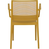 thumbnail of SIENA GARDEN Urban Lights Set 3teilig Square Sessel gastrotauglich mustard mit Tisch Sola Ø80