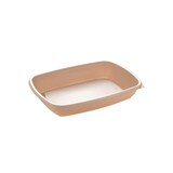 thumbnail of 300x Menüschale, PP, beige, ungeteilt, 600ml